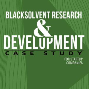Blacksolvent Research & Development Case Study For Startup Companies
