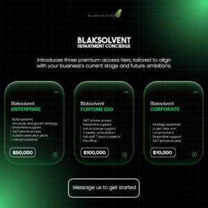 Blaksolvent Department Concierge